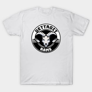Detroit Rams Black T-Shirt